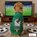 Mexico dog jersey for World Cup matchday