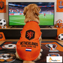 Netherlands dog jersey for World Cup matchday
